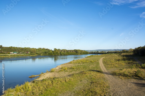 the river Kondoma,Russia photo