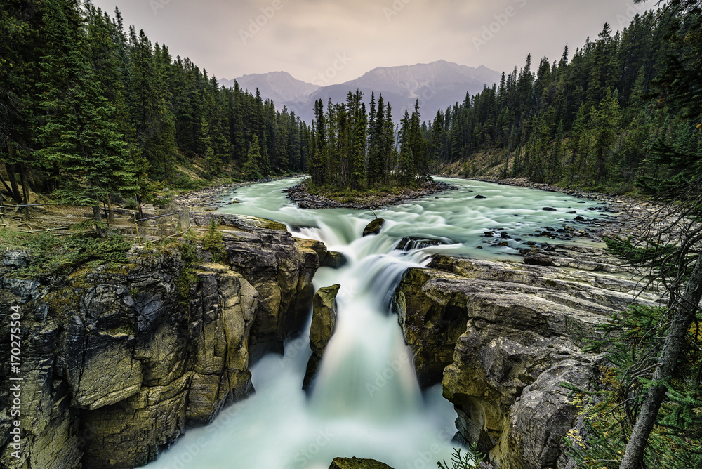 Fototapeta premium Sunwapta Falls