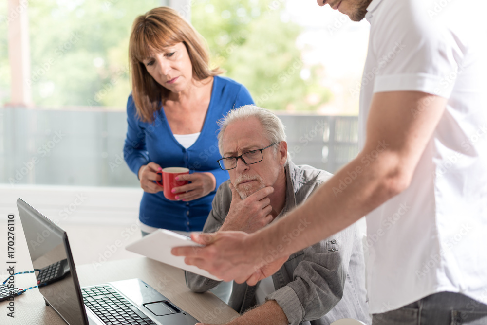 Fototapeta premium Business people working together