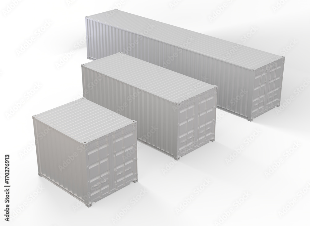 Containers 3D Rendering Containers 3D Rendering