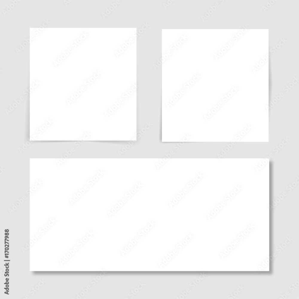 Paper vector, seamless horizontally with shadow Paper vector, seamless horizontally with shadow