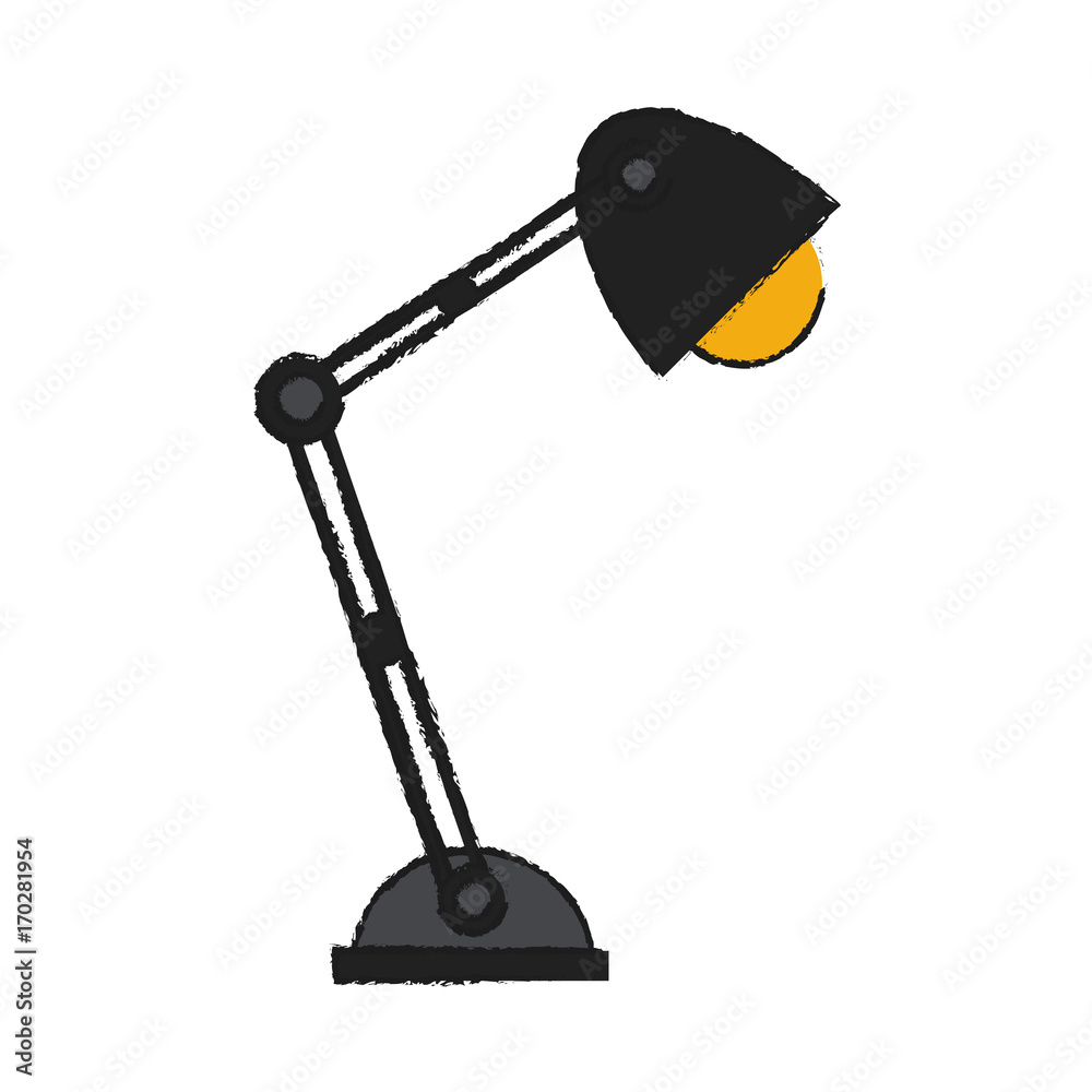 Office light lamp icon vector illustration graphic design Office light lamp icon vector illustration graphic design