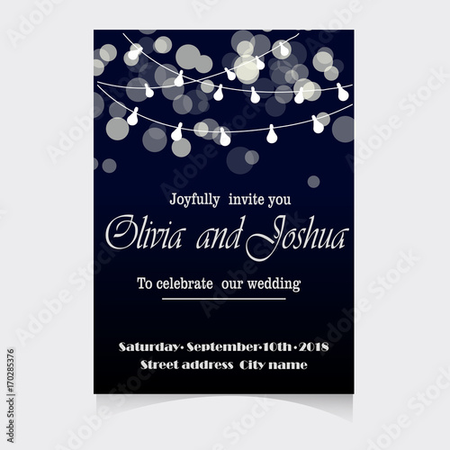 WEDDING INVITATION TEMPLATE DESIGN.
