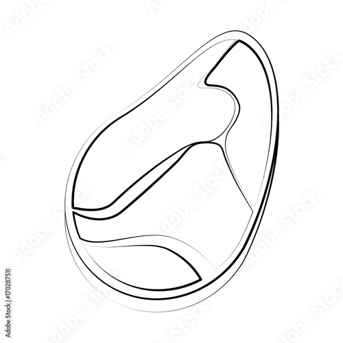 Beef steak food icon vector illustration graphic design