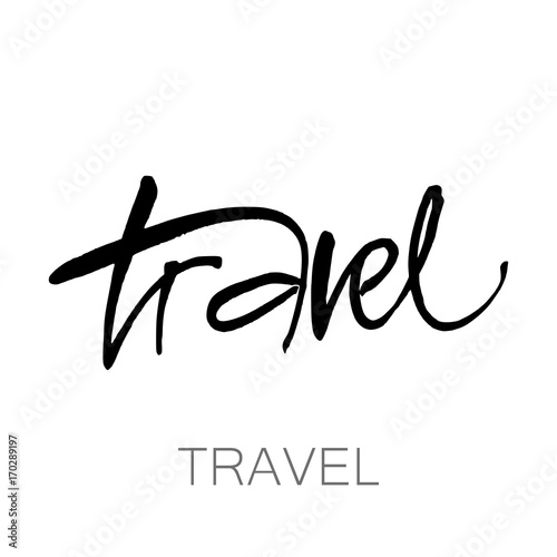 travel lettering template