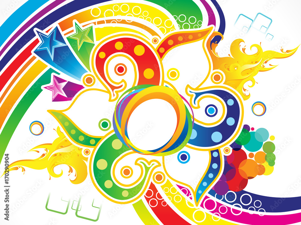 abstract artistic detailed rainbow explode abstract artistic detailed rainbow explode
