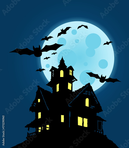 Halloween Haunted House Dracula's Castle