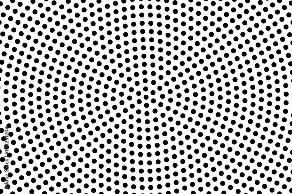 Abstract monochrome halftone pattern. Comic background. Dotted backdrop with circles, dots, point. Black and white color