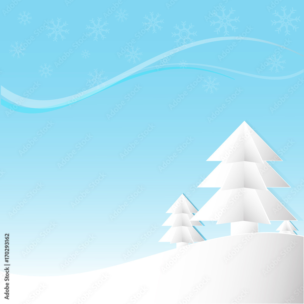 Merry Christmas vector design idea image for celebration
