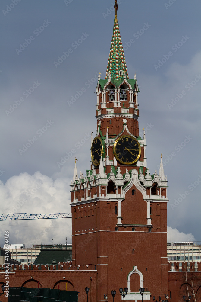 kremlin details in moscow russia