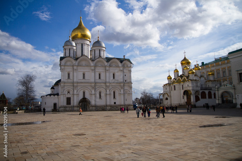 images of the churches in cathedral square inside the kremlin