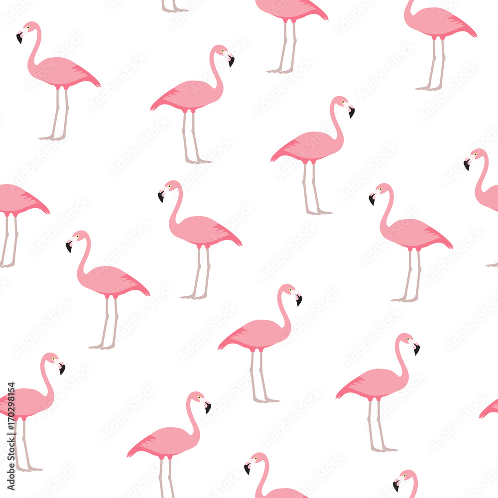 Obraz premium Flamingo seamless pattern