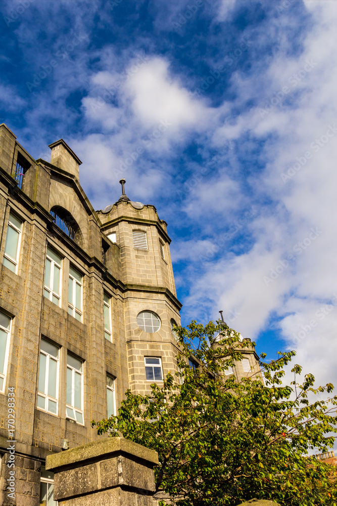 Fototapeta premium Aberdeen, a city in Scotland, Great Britain