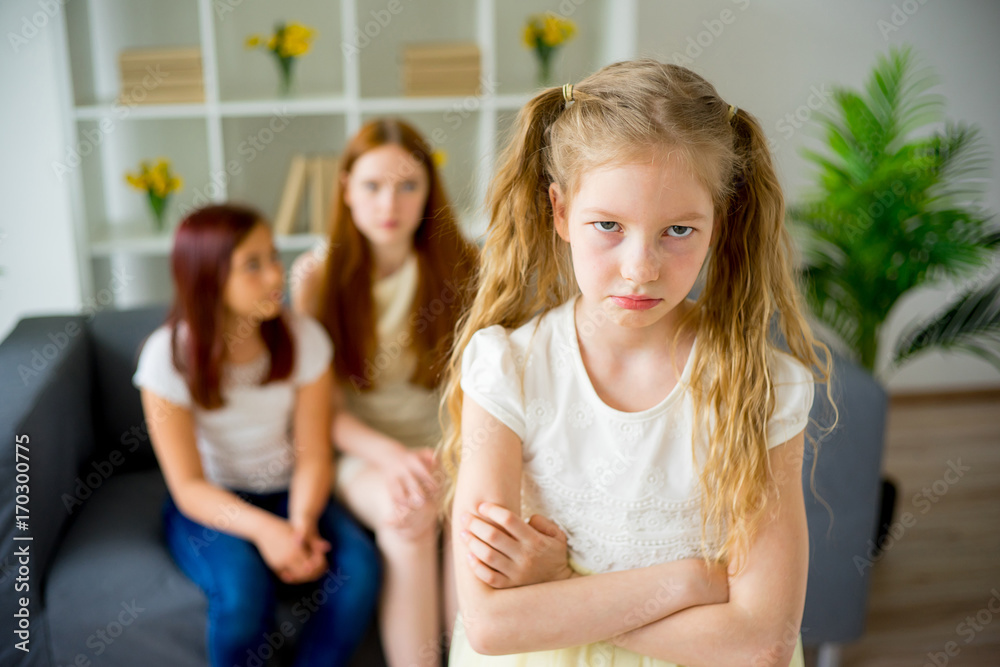 Sad daughter and sister Sad daughter and sister