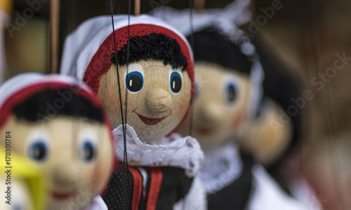 Old fashion dolls. Shalow depth of field. Traditional czech