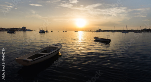Sonnenuntergang im Hafen von Umag © Felix
