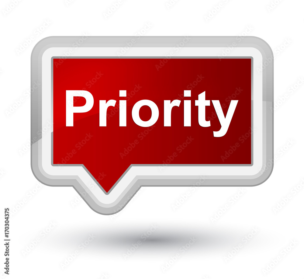 Priority prime red banner button Priority prime red banner button