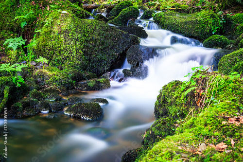 Wasserfall in Triberg im Schwarzwald Wasserf  lle