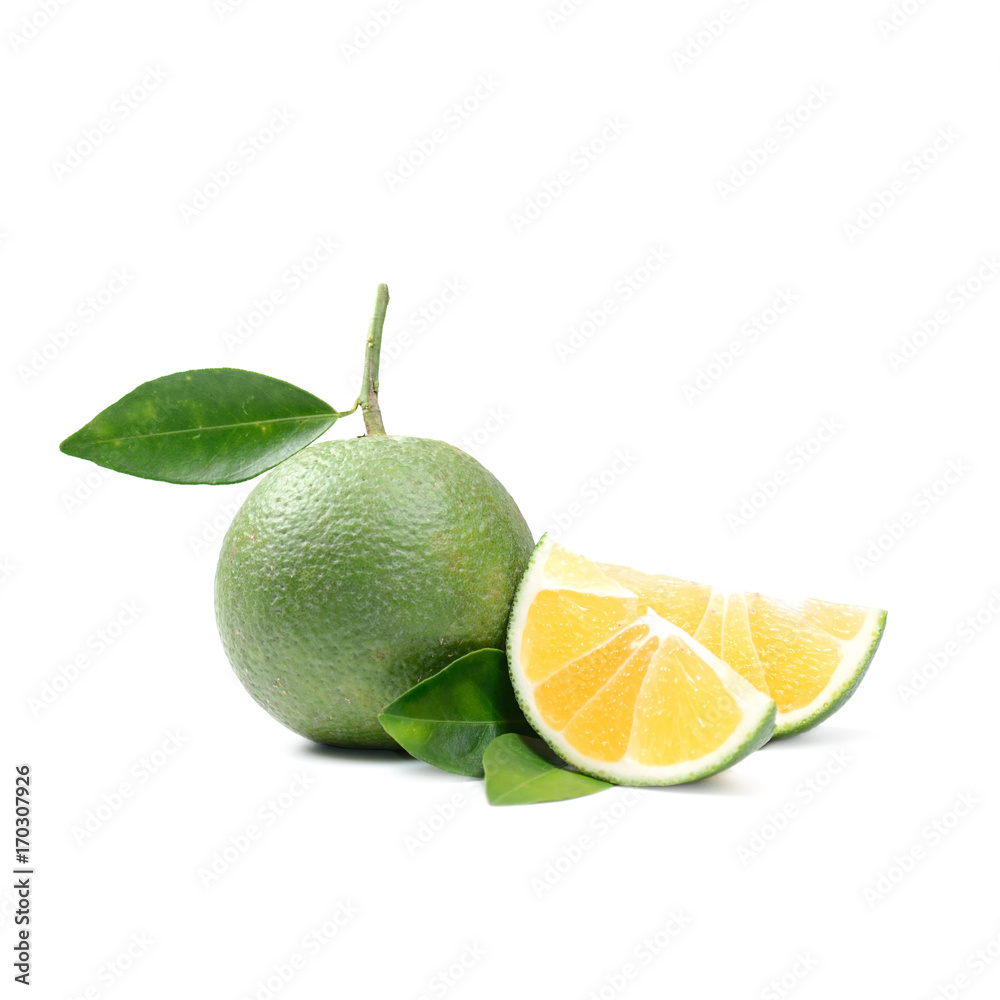 Tropical fruit : Sweet orange isolate on white background Tropical fruit : Sweet orange isolate on white background