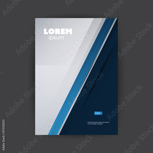 Flyer or Cover Design Template - Business, Corporate Identity