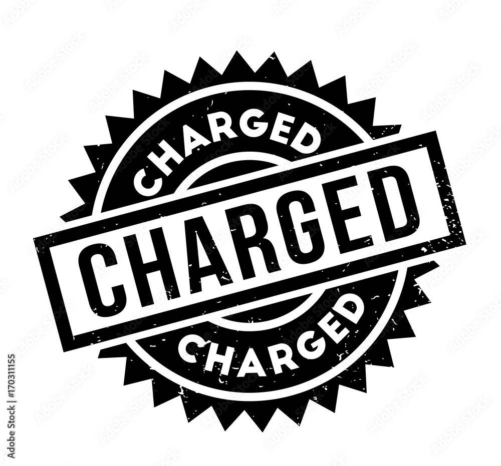 Charged rubber stamp. Grunge design with dust scratches. Effects can be easily removed for a clean, crisp look. Color is easily changed. Charged rubber stamp. Grunge design with dust scratches. Effects can be easily removed for a clean, crisp look. Color is easily changed.