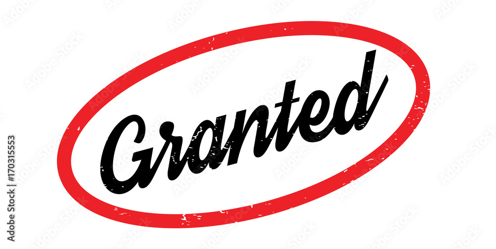 Granted rubber stamp. Grunge design with dust scratches. Effects can be easily removed for a clean, crisp look. Color is easily changed. Granted rubber stamp. Grunge design with dust scratches. Effects can be easily removed for a clean, crisp look. Color is easily changed.