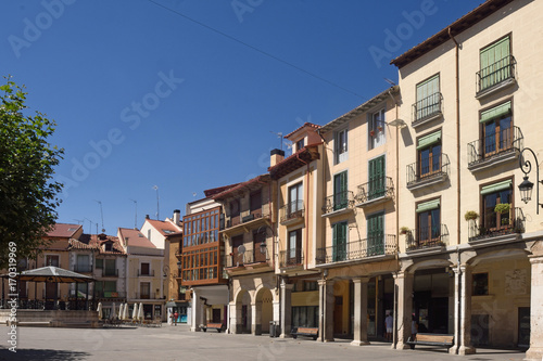 Main square of  Aranda de Duero, Burgos province, Spain photo