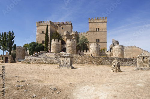 Castle of Ampudia, Tierra de Campos region, Palencia province, Castilla y Leon, Spain