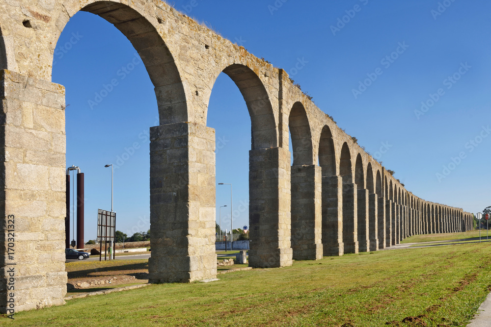 Roman Aqueduct, Vila do Conde, Douro Region, Northern Portugal Roman Aqueduct, Vila do Conde, Douro Region, Northern Portugal