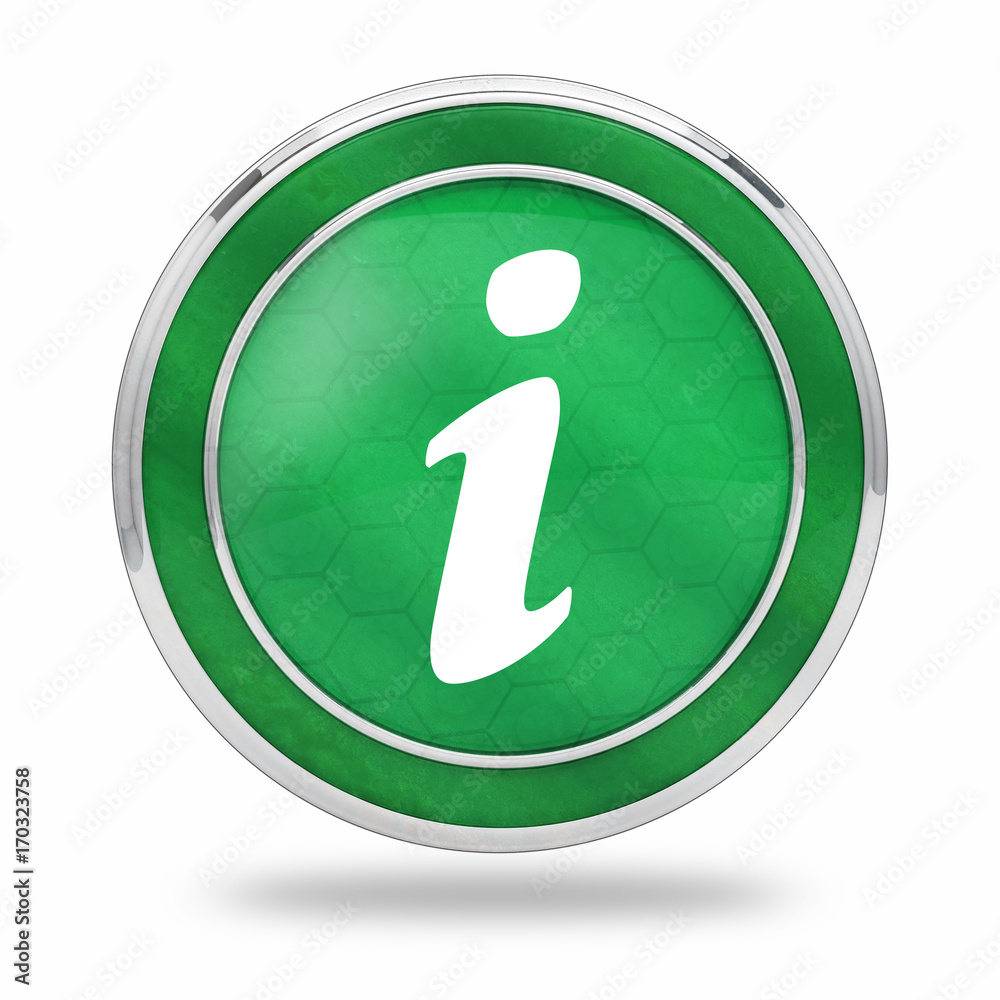 bouton info vert information bouton info vert information