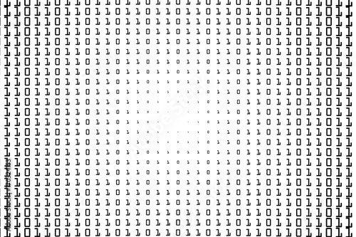  Random numbers 0 and 1. Background in a matrix style. Binary code pattern with digits on screen