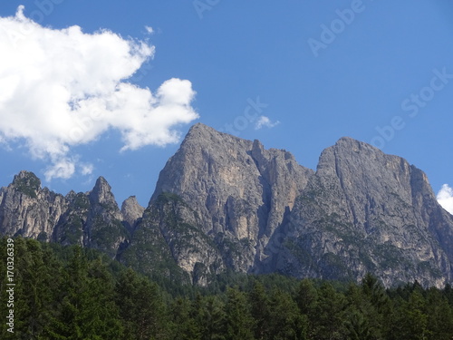 Dolomites in Val Gardena, Italy