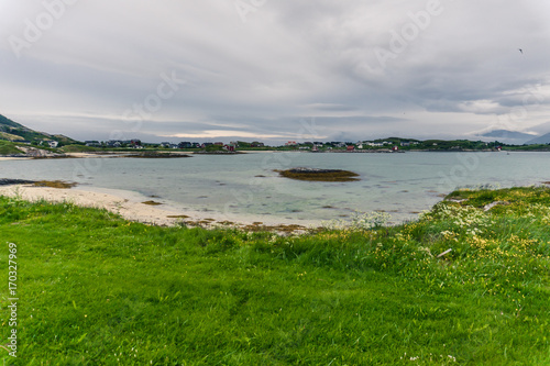 Landscape of village in Norway, Scandinavia