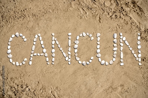 Cancun - beach, sand, stones