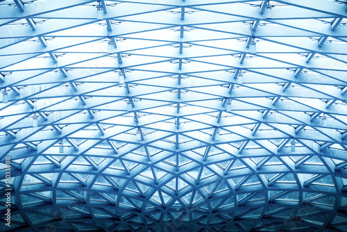 round ceiling inside office center