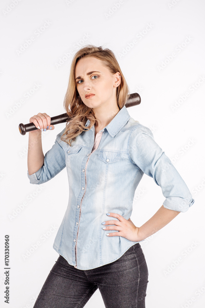 portrait young woman on white background. human emotion facial expression reaction attitude. portrait young woman on white background. human emotion facial expression reaction attitude.