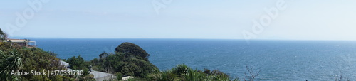 Sagami bay panoramic views from Enoshima Island (Fujisawa city - Kanagawa prefecture)