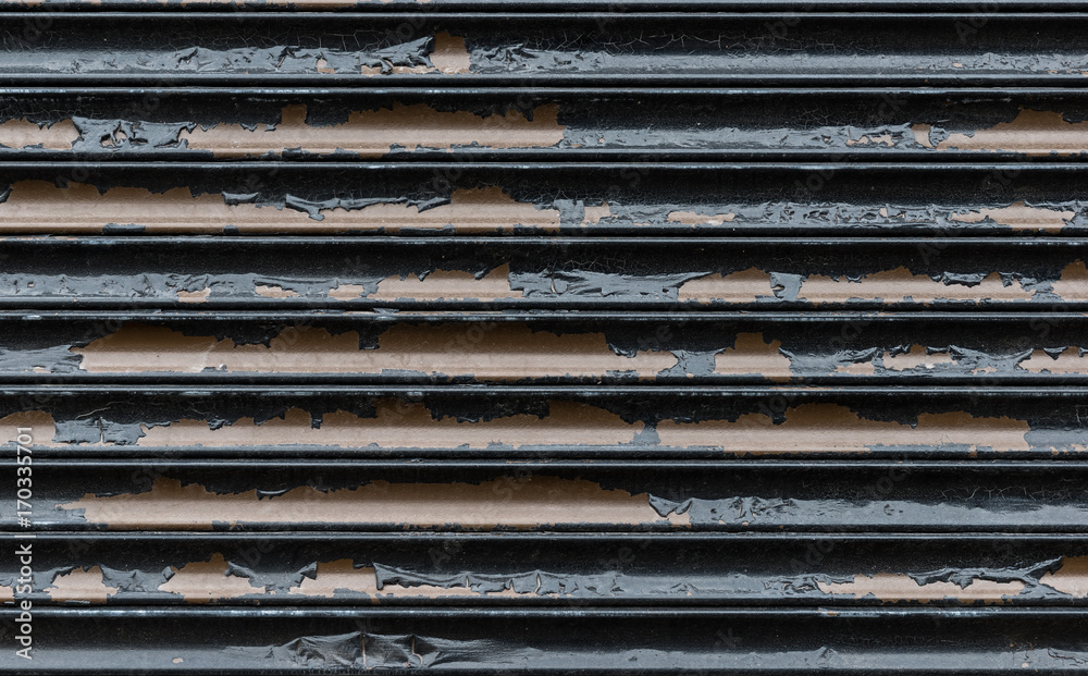 old dirty and grungy metal shutters background