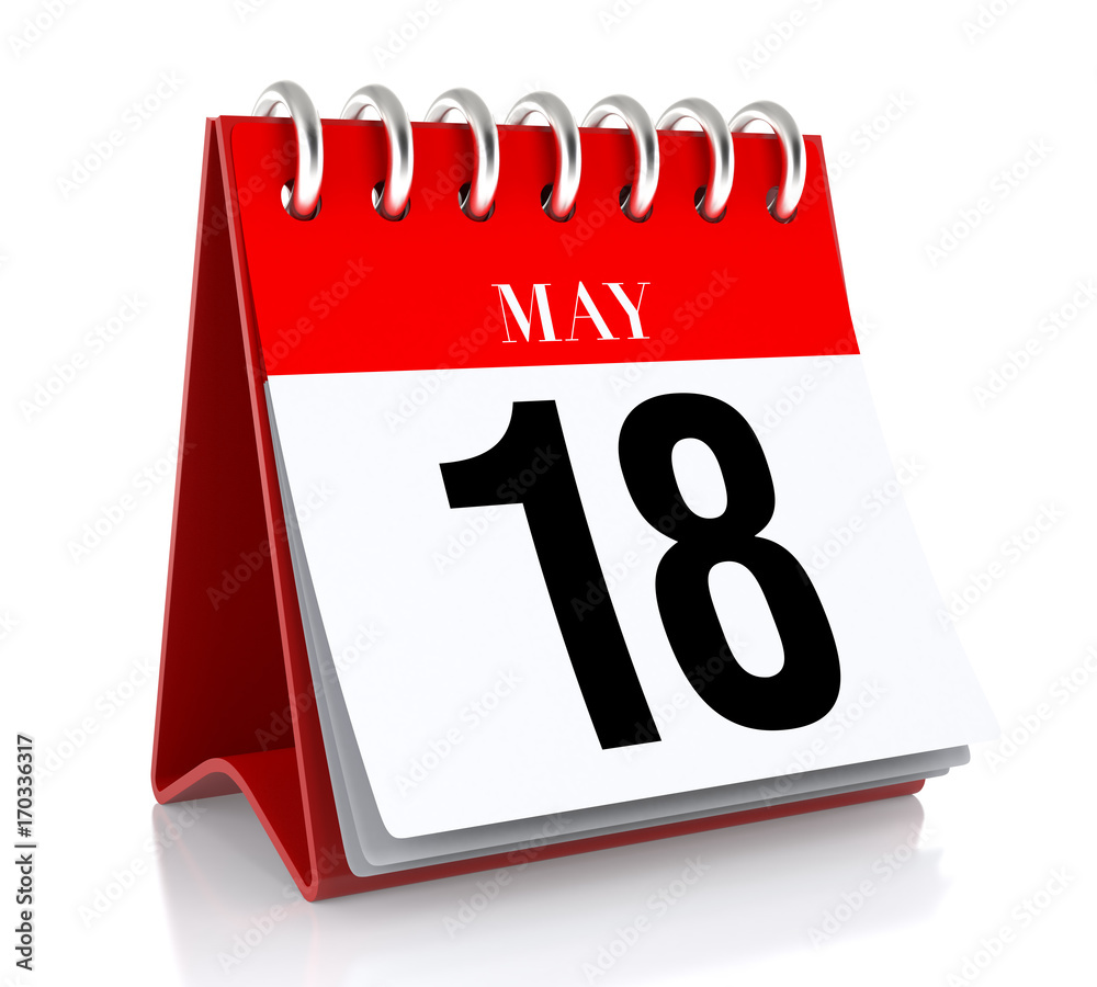 May 18. Calendar May 18. Calendar