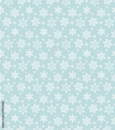 Pattern with snowflake