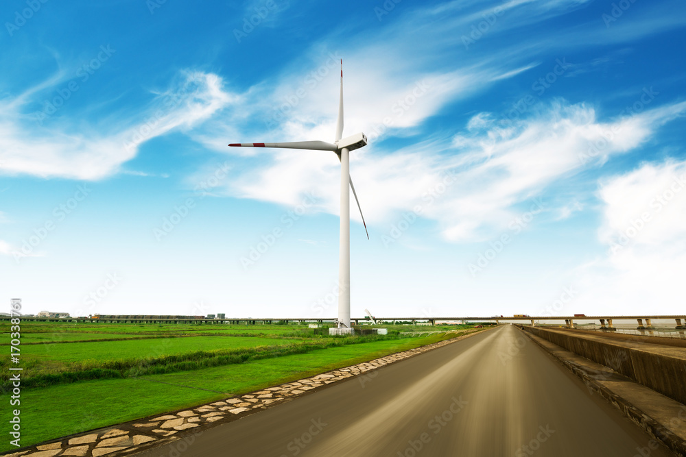 Eco power, wind turbines