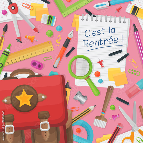 rentrée scolaire - bannière
