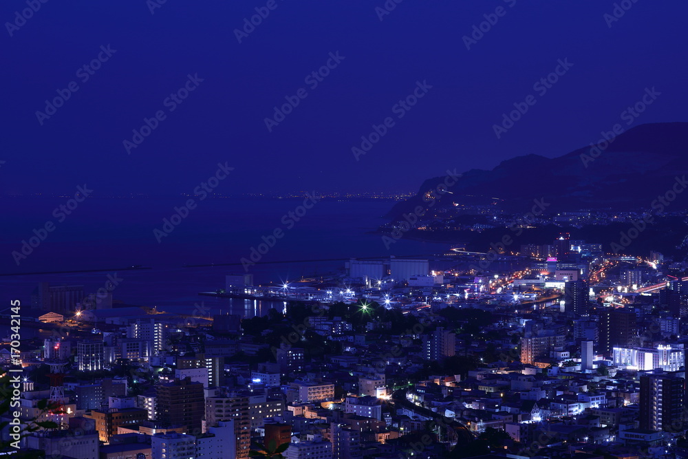 Obraz premium Otaru night view