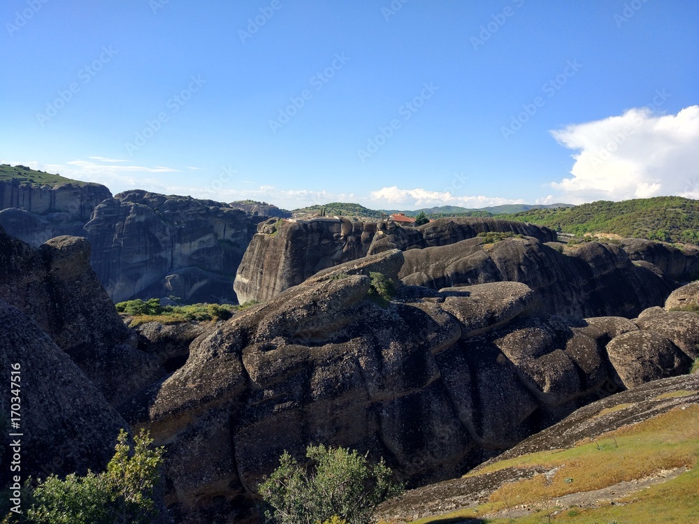 Obraz premium Meteora in Greece, 2017