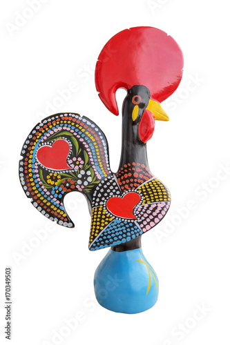 Traditional Ceramic Rooster - symbol of Portugal