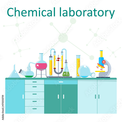 chemical laboratory poster