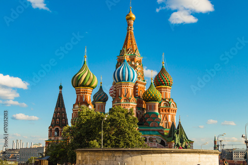 St. Basils cathedral on Red Square in Moscow, Russia