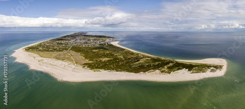 Aerial view of Sylt island, nothern Germany photo