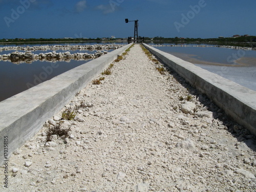 Salt Pond in Grand Turk, Turks & Caicos Islands photo