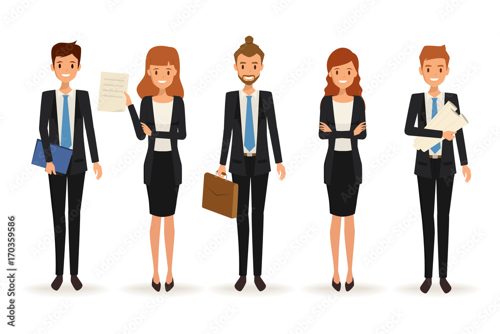 Business people team work concept. Illustration vector of flat design. Business people team work concept. Illustration vector of flat design.